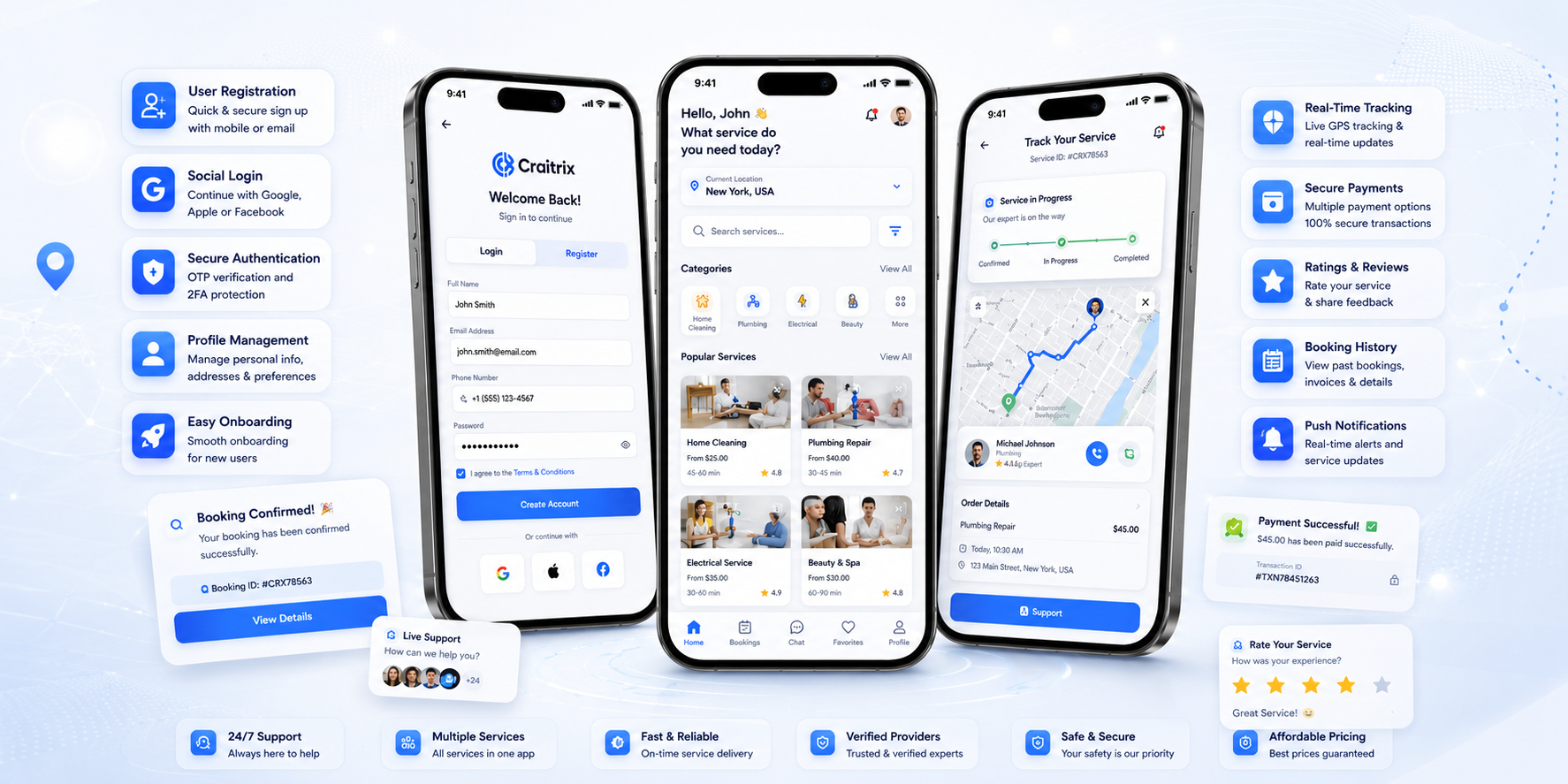 User App Features